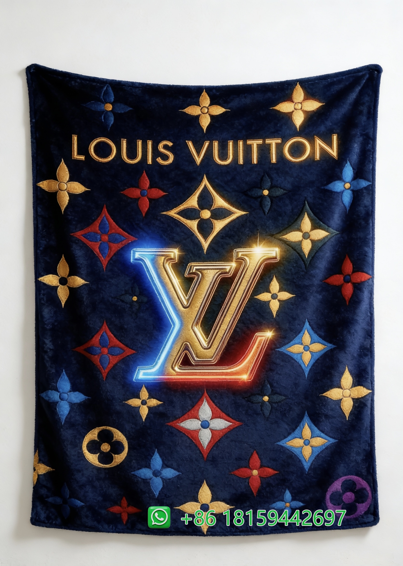 Louis Vuitton Throw Blankets